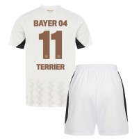 Bayer Leverkusen Martin Terrier #11 Udebanesæt Børn 2024-25 Kortærmet (+ Korte bukser)